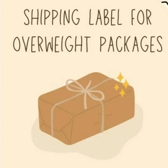 Shipping Label for Overweight Packages - Picture 1 of 1